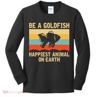 Funny Soccer Be A Goldfish Ted Coach Motivation Lasso Kids Long Sleeve Shirt thumb 0