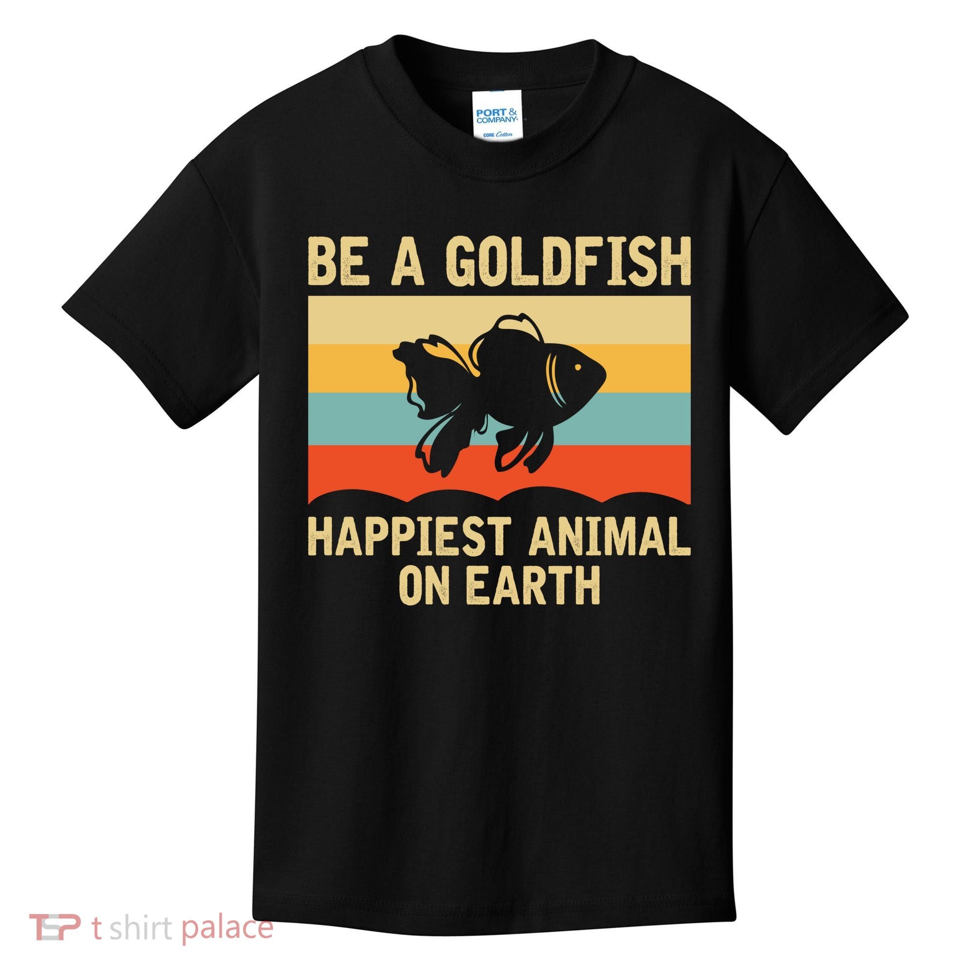 Funny Soccer Be A Goldfish Ted Coach Motivation Lasso Kids T-Shirt