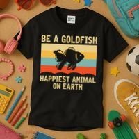 Funny Soccer Be A Goldfish Ted Coach Motivation Lasso Kids T-Shirt thumb 3