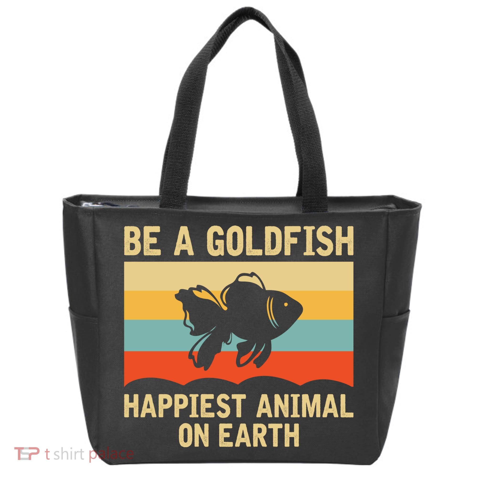 Funny Soccer Be A Goldfish Ted Coach Motivation Lasso Tote Bag