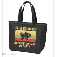 Funny Soccer Be A Goldfish Ted Coach Motivation Lasso Tote Bag thumb 3