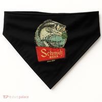 Fishing Schmidt Beer Make Your Own Luck 1894 USA-Made Doggie Bandana thumb 0