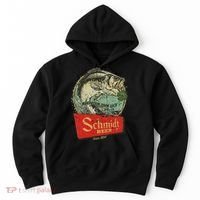 Fishing Schmidt Beer Make Your Own Luck 1894 Hoodie thumb 0