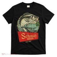 Fishing Schmidt Beer Make Your Own Luck 1894 T-Shirt thumb 0