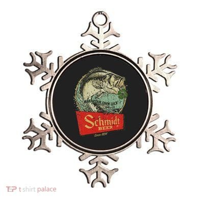 Fishing Schmidt Beer Make Your Own Luck 1894 Ornament
