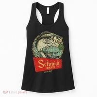 Fishing Schmidt Beer Make Your Own Luck 1894 Women's Tank Top thumb 0