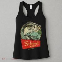 Fishing Schmidt Beer Make Your Own Luck 1894 Women's Tank Top thumb 3