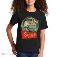 Fishing Schmidt Beer Make Your Own Luck 1894 Kids T-Shirt thumb 2