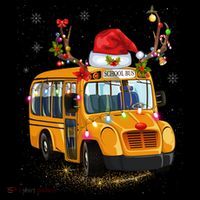 Funny School Bus Reindeer Santa Christmas School Bus Driver Coffee Mug thumb 5