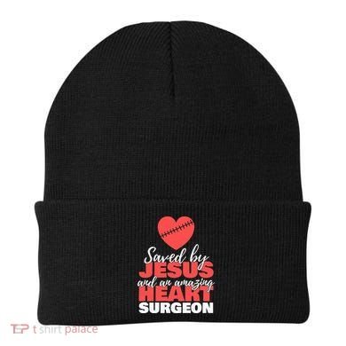 Funny Saved By Jesus Heart Surgeon Surgery Survivor Beanie