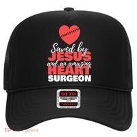 Funny Saved By Jesus Heart Surgeon Surgery Survivor Hat thumb 0