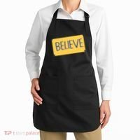 Funny Soccer Believe Faith Coach Richmond Lasso Believe Apron thumb 2