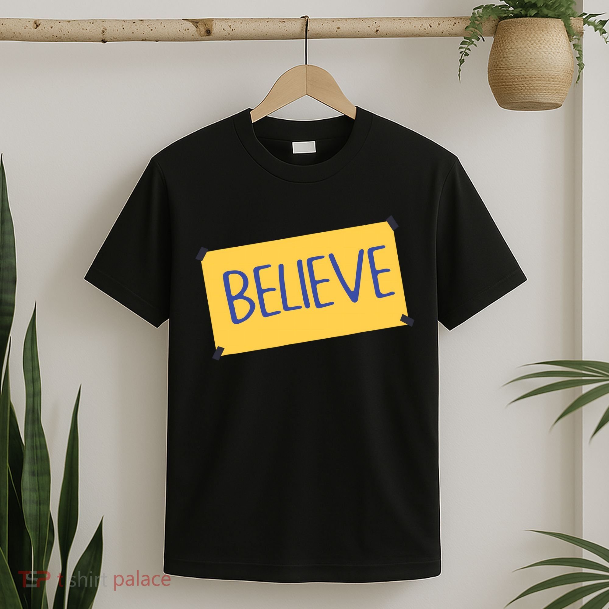 Funny Soccer Believe Faith Coach Richmond Lasso Believe T-Shirt