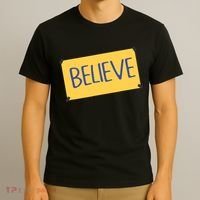 Funny Soccer Believe Faith Coach Richmond Lasso Believe T-Shirt thumb 3