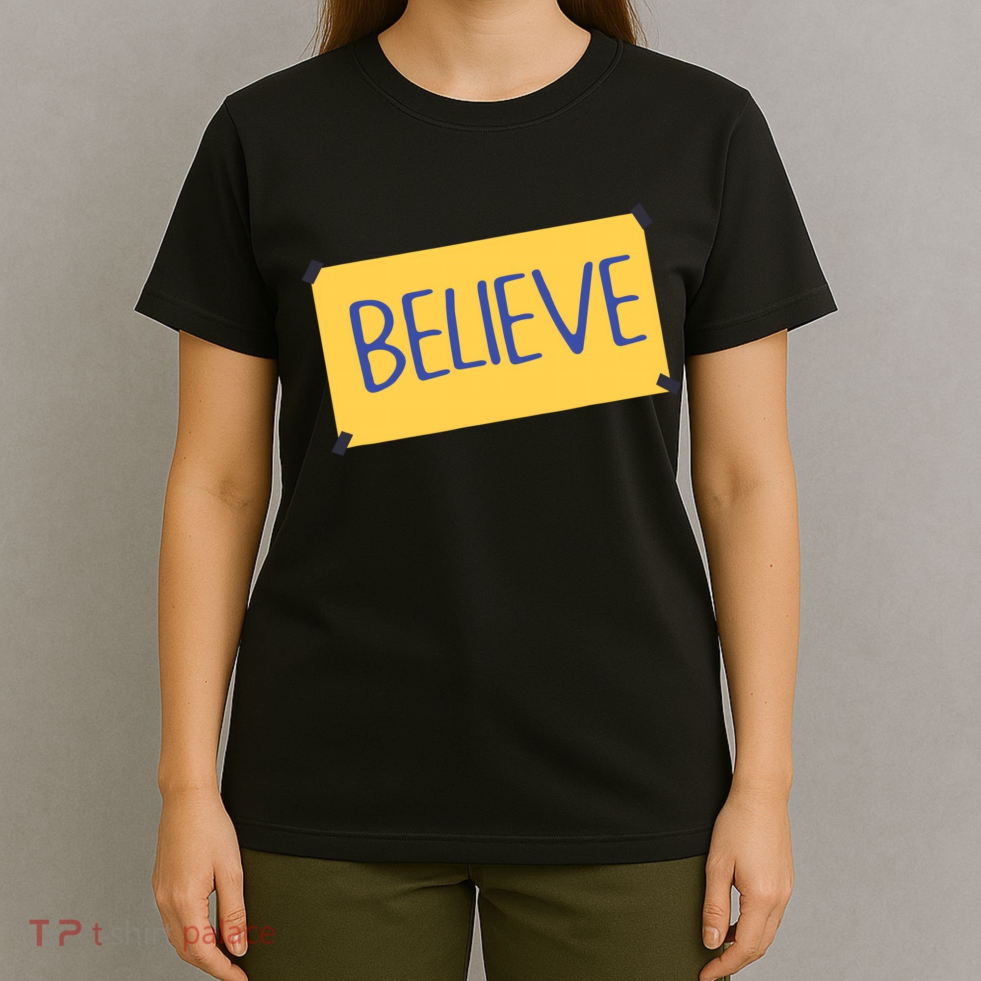 Funny Soccer Believe Faith Coach Richmond Lasso Believe T-Shirt