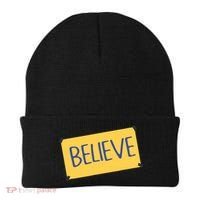 Funny Soccer Believe Faith Coach Richmond Lasso Believe Beanie thumb 0