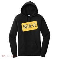 Funny Soccer Believe Faith Coach Richmond Lasso Believe Women's Hoodie thumb 0