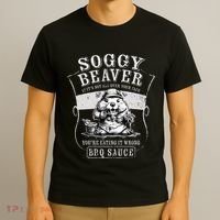 Funny Soggy Beaver Bbq If ItS Not All Over Your Face T-Shirt thumb 3