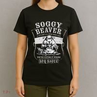 Funny Soggy Beaver Bbq If ItS Not All Over Your Face T-Shirt thumb 4