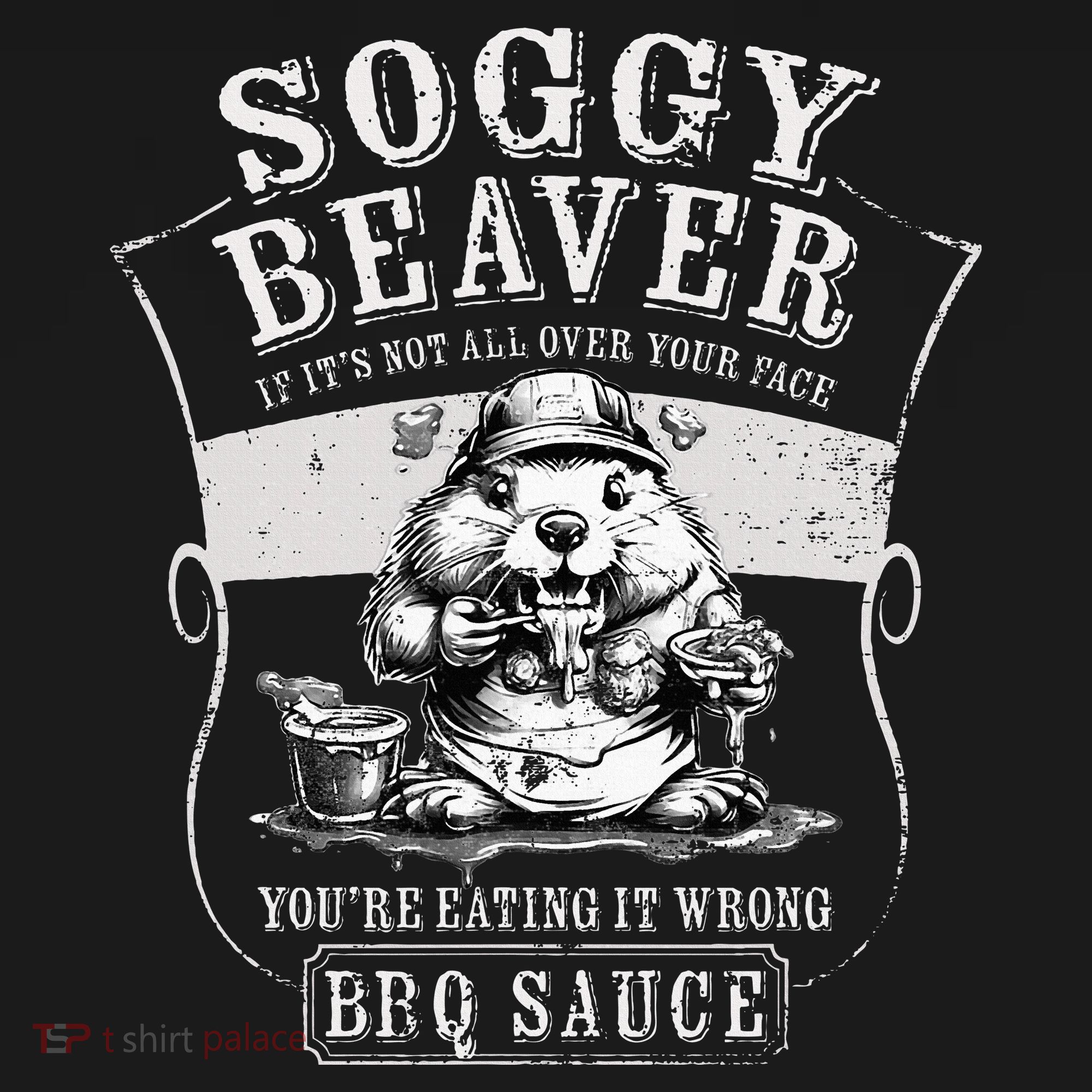 Funny Soggy Beaver Bbq If ItS Not All Over Your Face Women's Hoodie