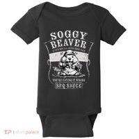 Funny Soggy Beaver Bbq If ItS Not All Over Your Face Baby Bodysuit thumb 0