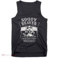 Funny Soggy Beaver Bbq If ItS Not All Over Your Face Tank Top thumb 0