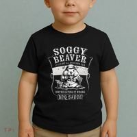 Funny Soggy Beaver Bbq If ItS Not All Over Your Face Toddler T-Shirt thumb 2