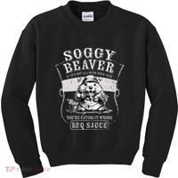 Funny Soggy Beaver Bbq If ItS Not All Over Your Face Kids Sweatshirt thumb 0