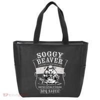 Funny Soggy Beaver Bbq If ItS Not All Over Your Face Tote Bag thumb 0