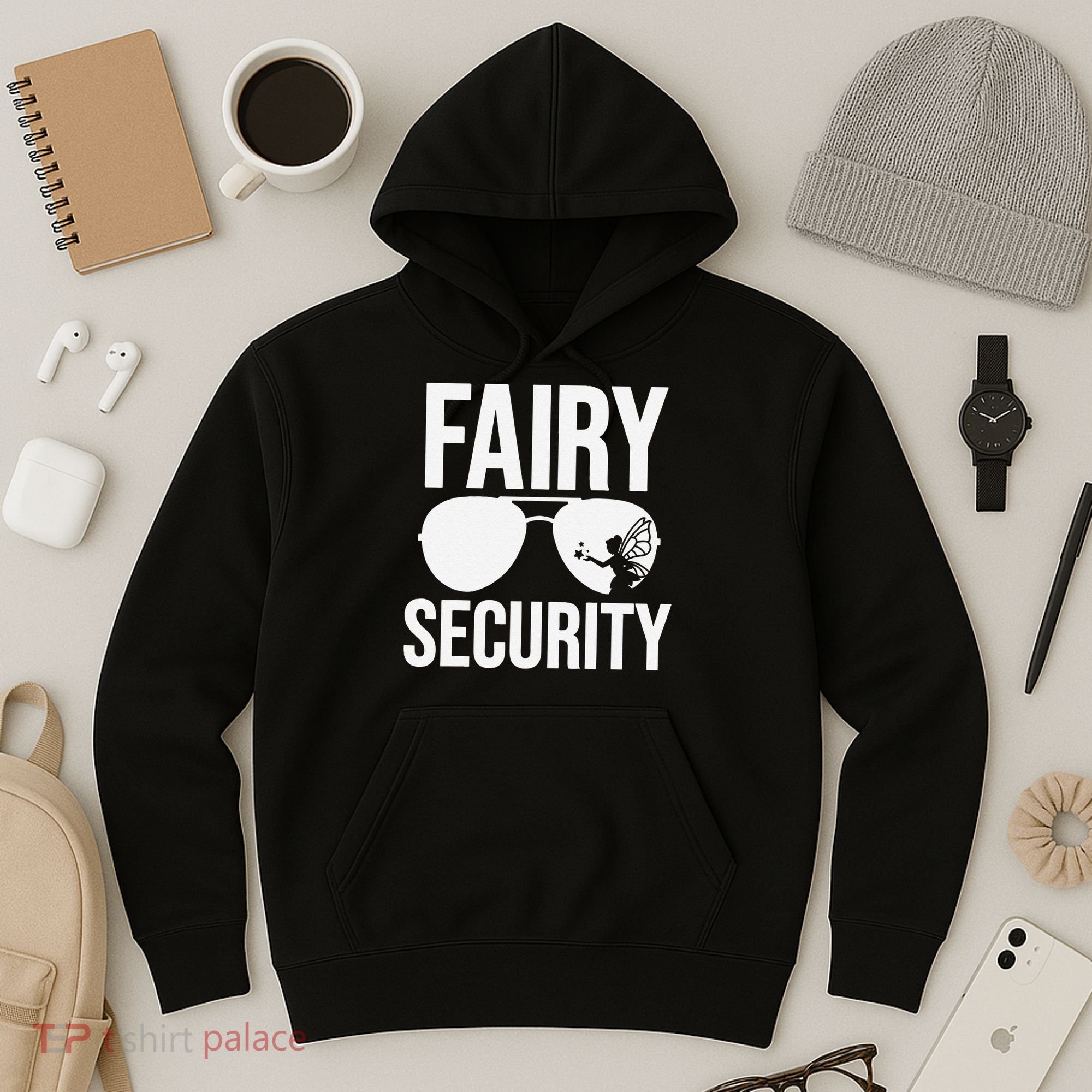 Fairy Security Birthday Family Halloween Dad Mom Hoodie