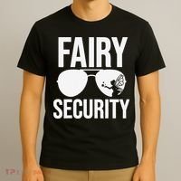 Fairy Security Birthday Family Halloween Dad Mom T-Shirt thumb 3