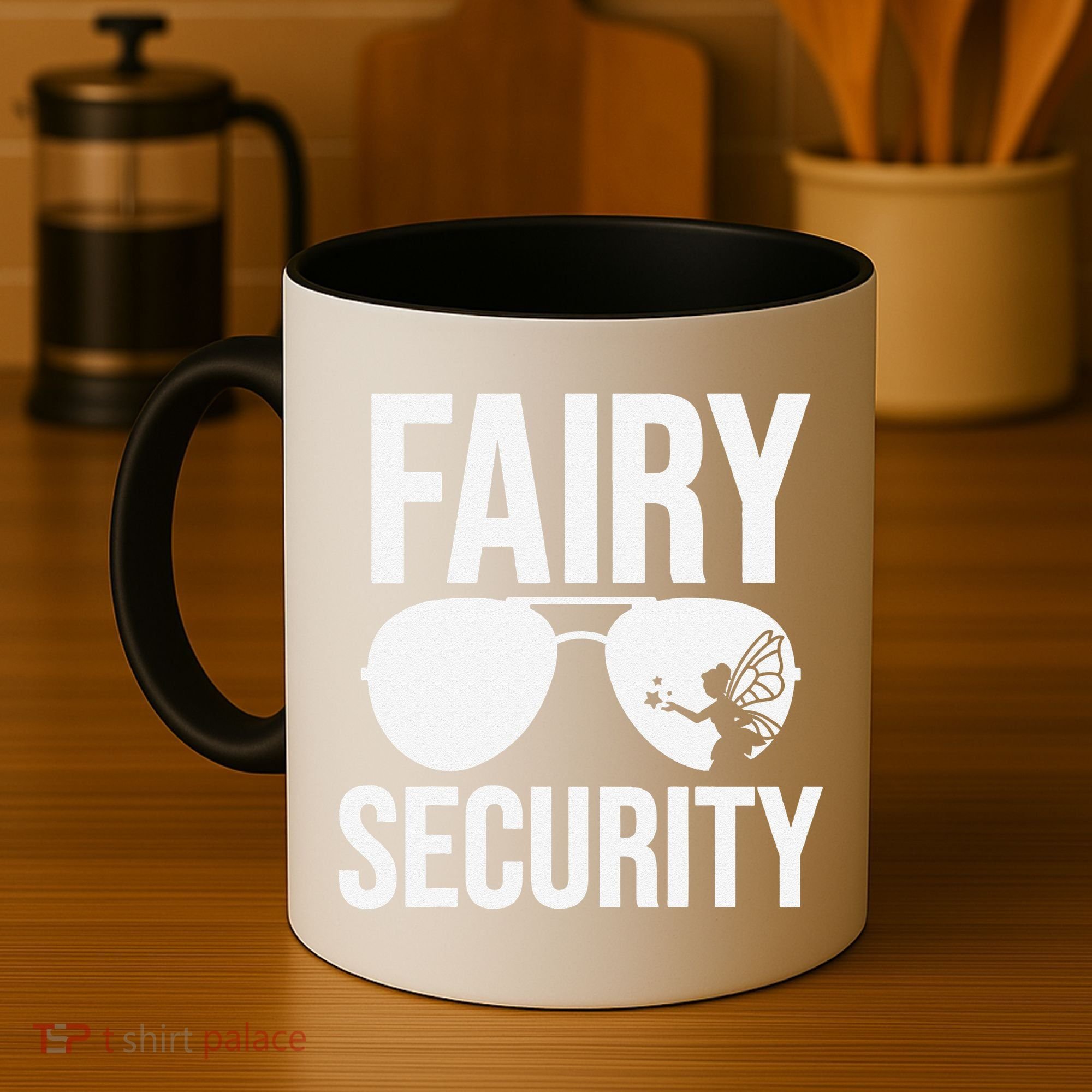 Fairy Security Birthday Family Halloween Dad Mom Coffee Mug