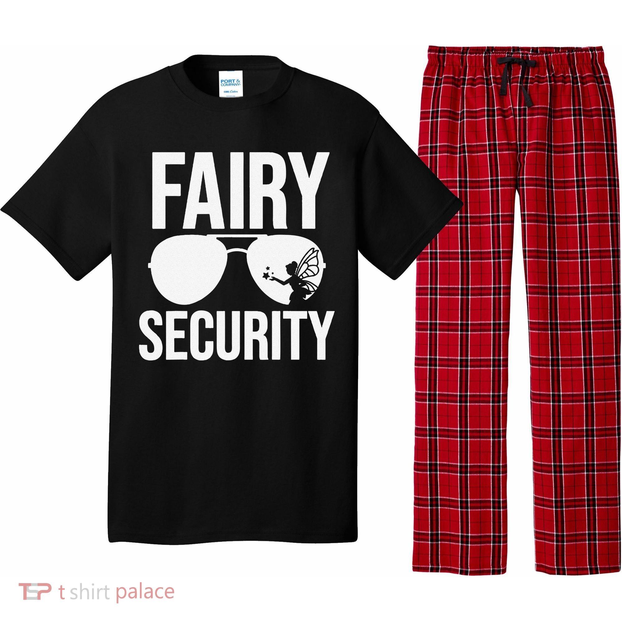 Fairy Security Birthday Family Halloween Dad Mom Pajama Set
