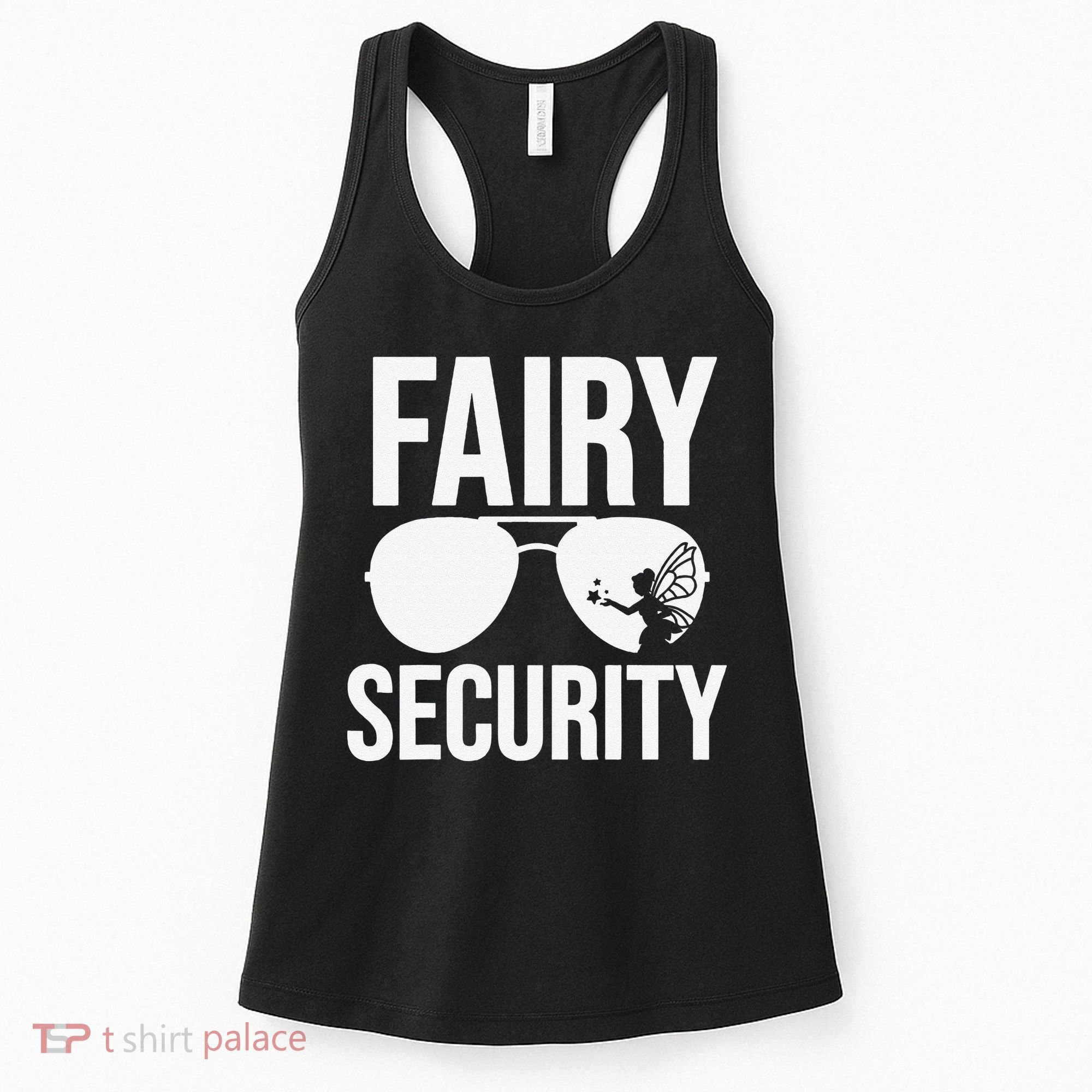 Fairy Security Birthday Family Halloween Dad Mom Women's Tank Top