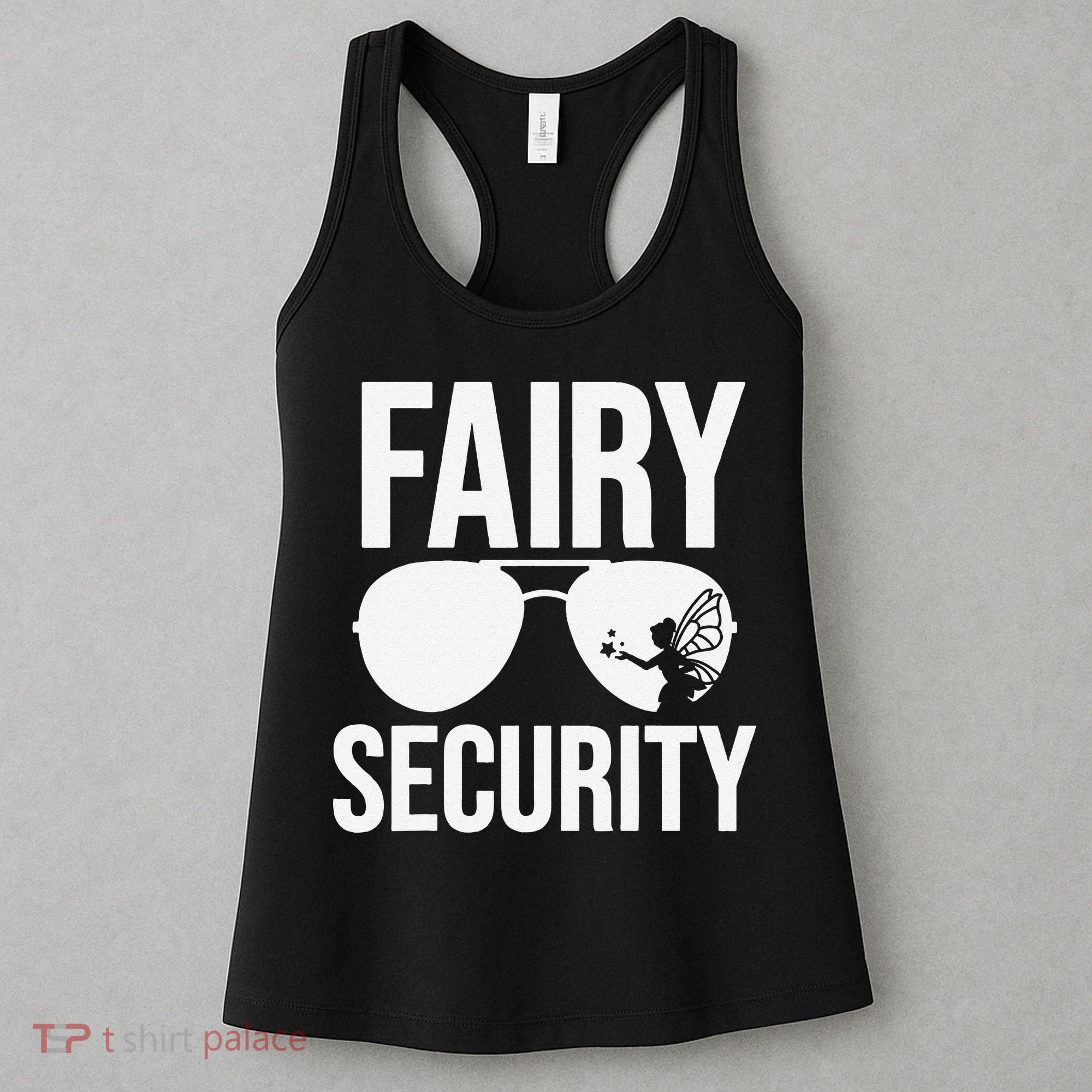 Fairy Security Birthday Family Halloween Dad Mom Women's Tank Top