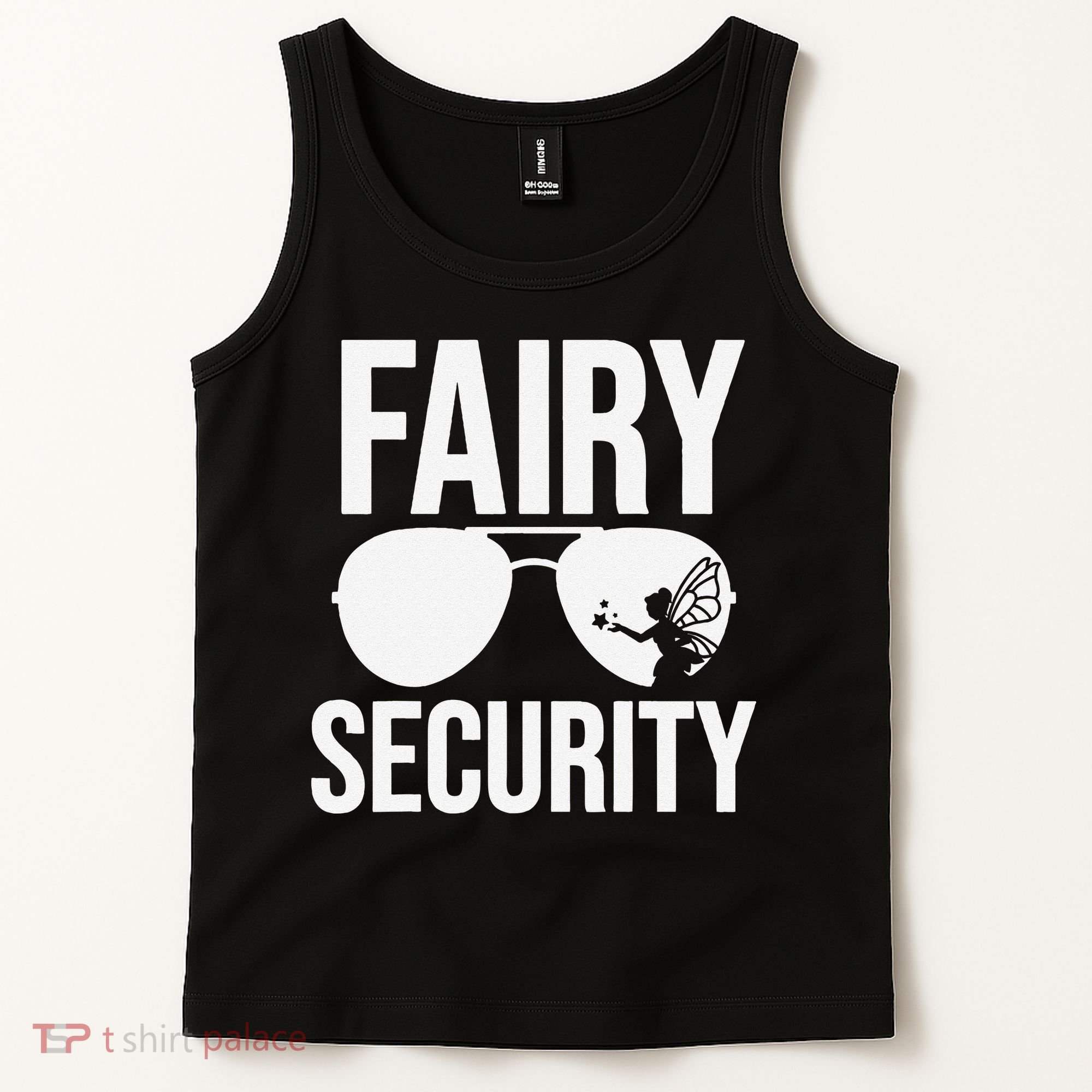 Fairy Security Birthday Family Halloween Dad Mom Tank Top