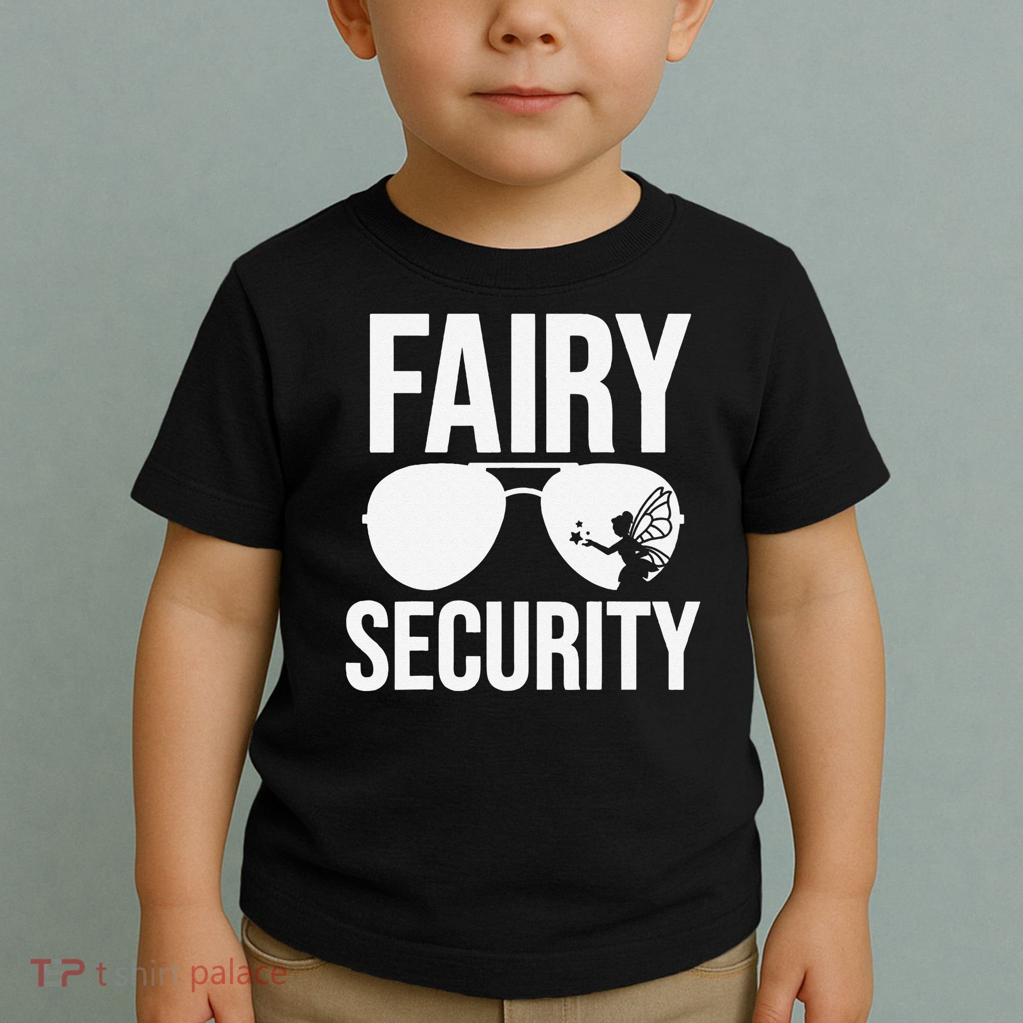 Fairy Security Birthday Family Halloween Dad Mom Toddler T-Shirt