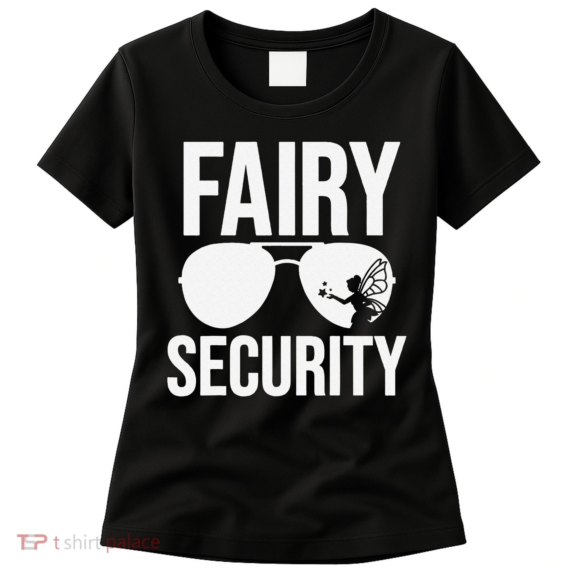 Fairy Security Birthday Family Halloween Dad Mom Women's T-Shirt