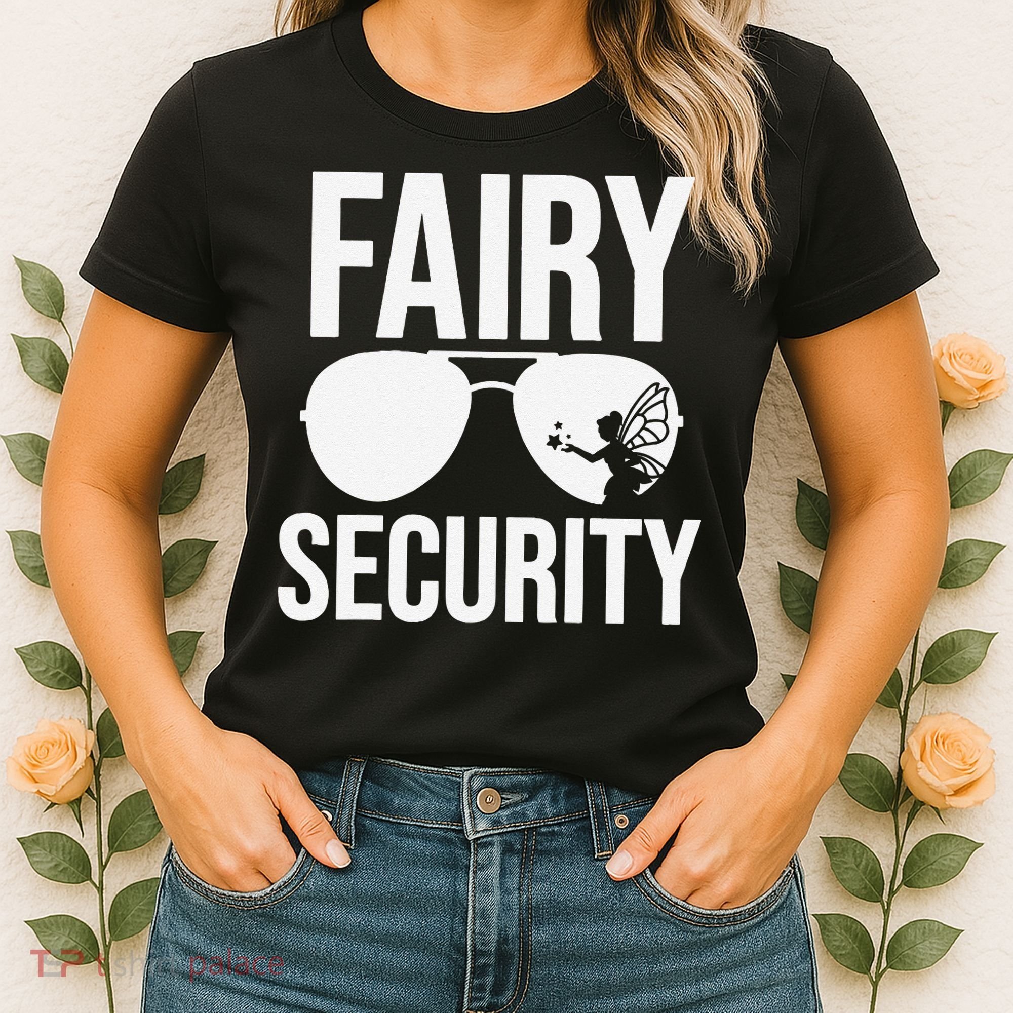 Fairy Security Birthday Family Halloween Dad Mom Women's T-Shirt