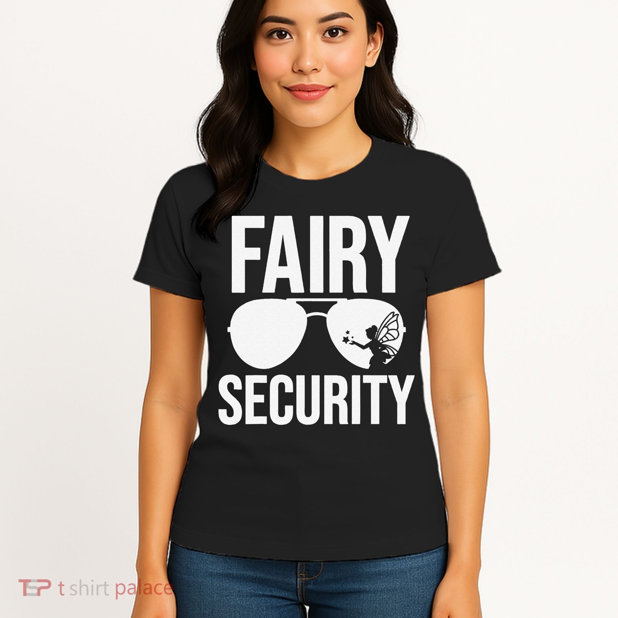 Fairy Security Birthday Family Halloween Dad Mom Women's T-Shirt