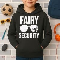 Fairy Security Birthday Family Halloween Dad Mom Kids Hoodie thumb 2