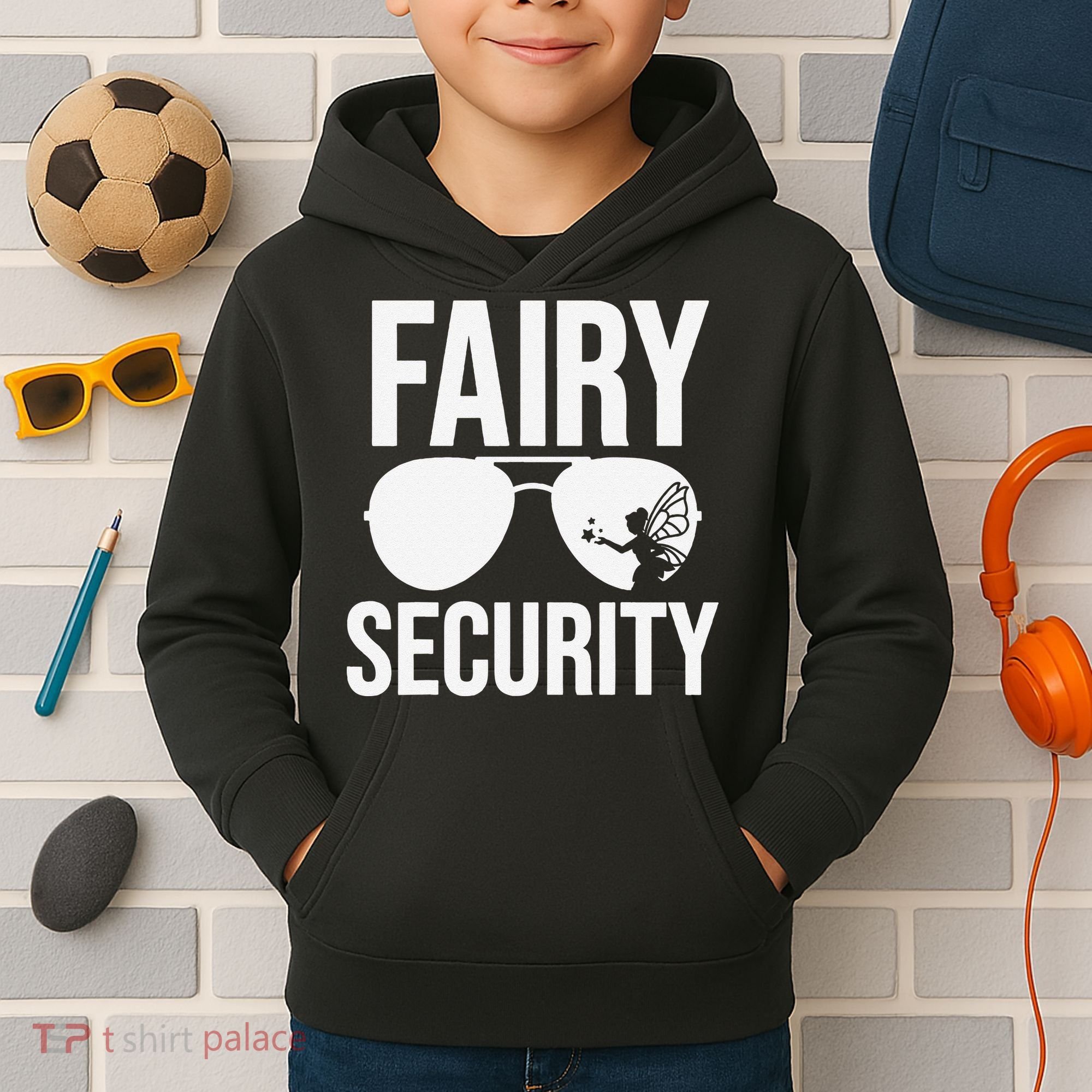Fairy Security Birthday Family Halloween Dad Mom Kids Hoodie