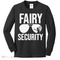 Fairy Security Birthday Family Halloween Dad Mom Kids Long Sleeve Shirt thumb 0