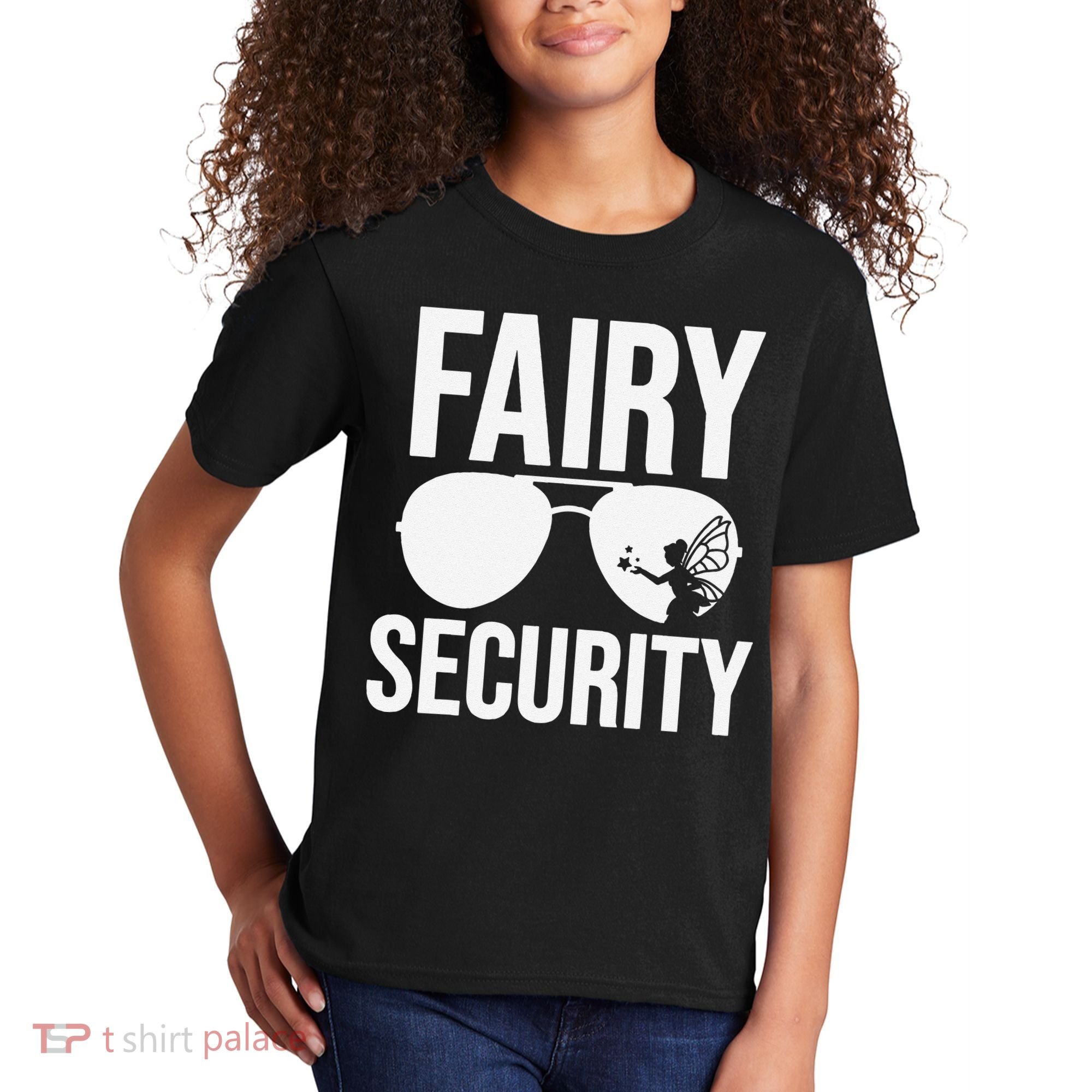 Fairy Security Birthday Family Halloween Dad Mom Kids T-Shirt