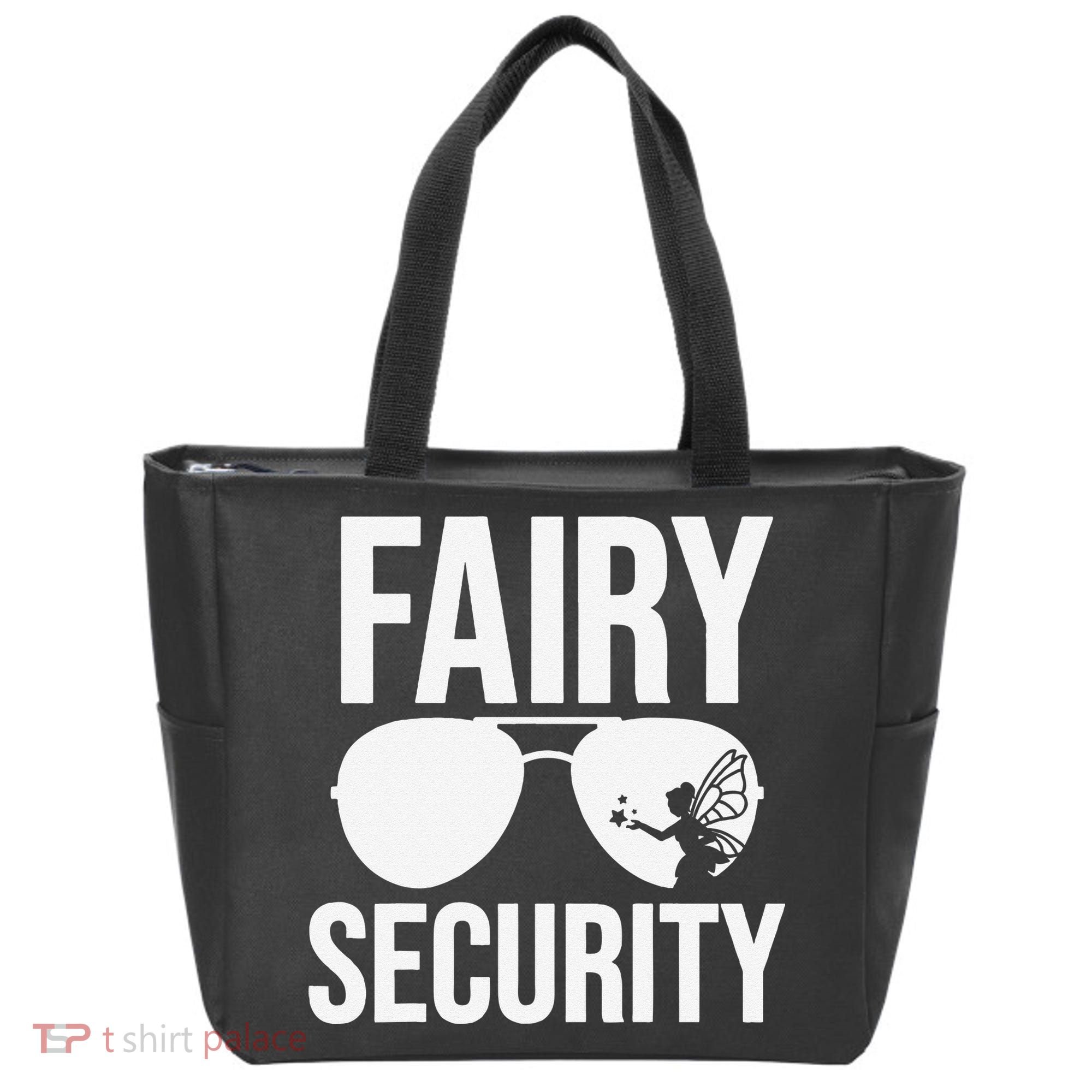 Fairy Security Birthday Family Halloween Dad Mom Tote Bag