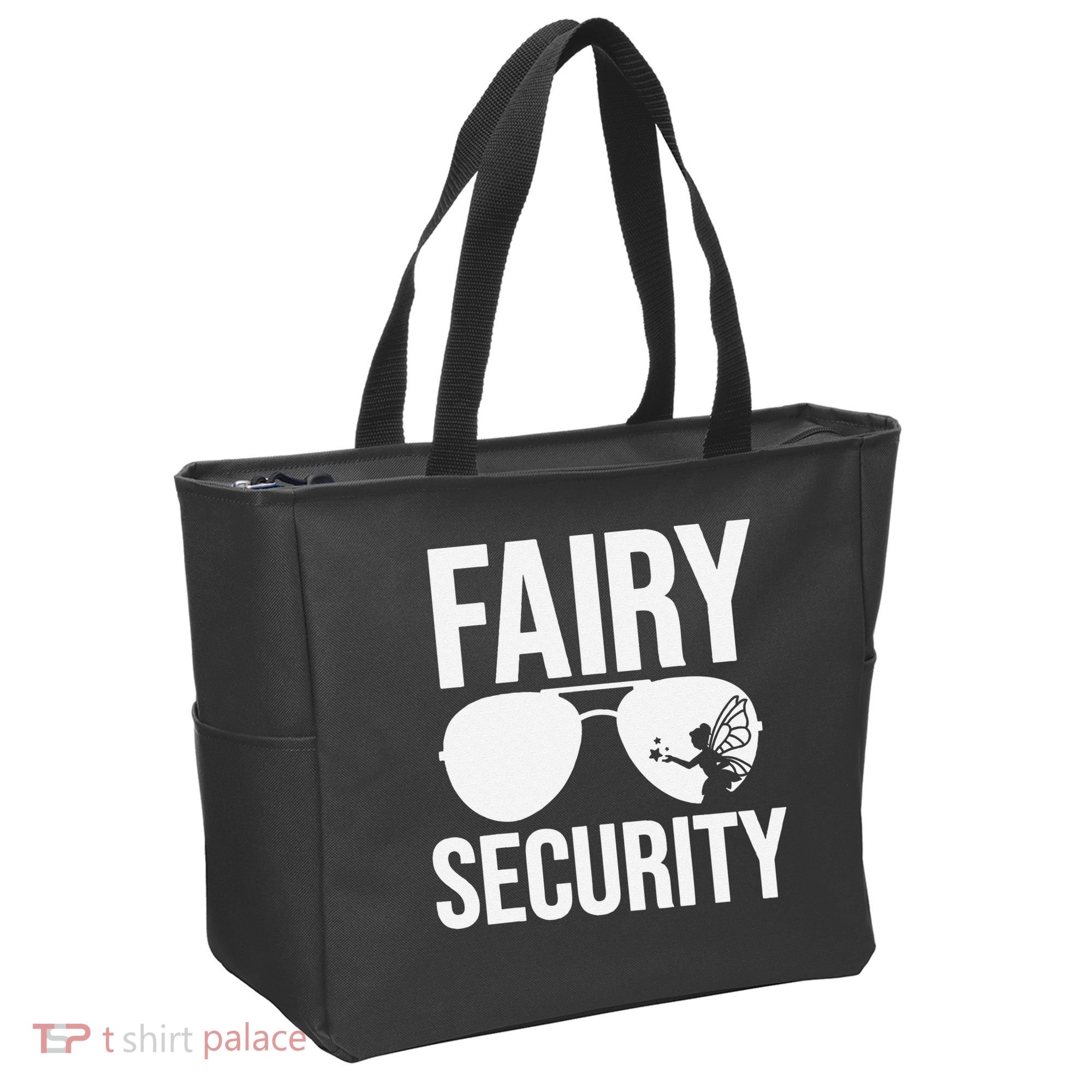 Fairy Security Birthday Family Halloween Dad Mom Tote Bag