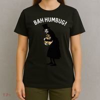 Fun Scrooge Bah Humbug Art Vintage Christmas Carol T-Shirt thumb 4