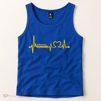 Funny School Bus Driver Gift Love School Bus Heartbeat Gift Tank Top thumb 2