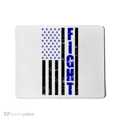 Fight Support Blue American Flag Mousepad