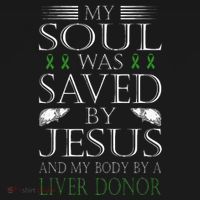 Funny Saved By Jesus And A Liver Donor Liver Transplant Tote Bag thumb 4